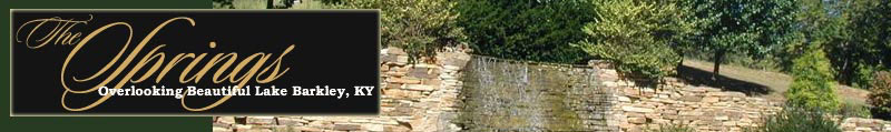 The Springs Subdivision -- Overlooking  Beautiful Lake Barkley, KY